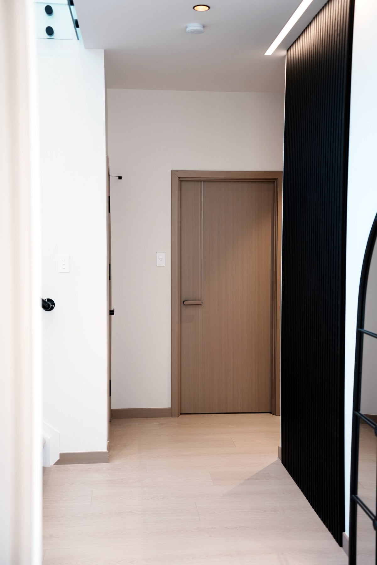 ORI Door System installed with matching interior finish